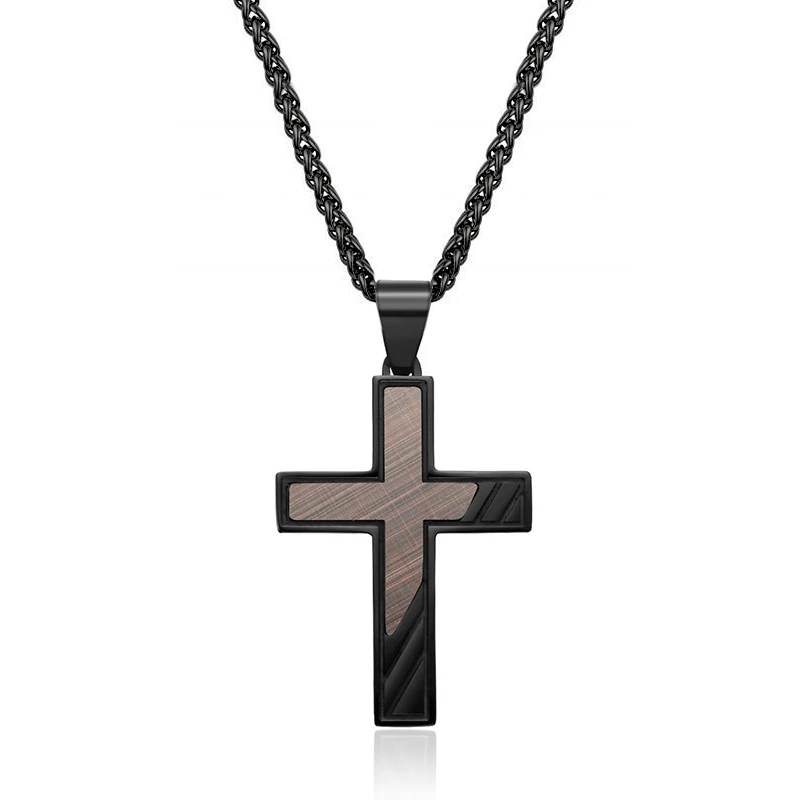 Men's Stainless Steel Cross Necklace