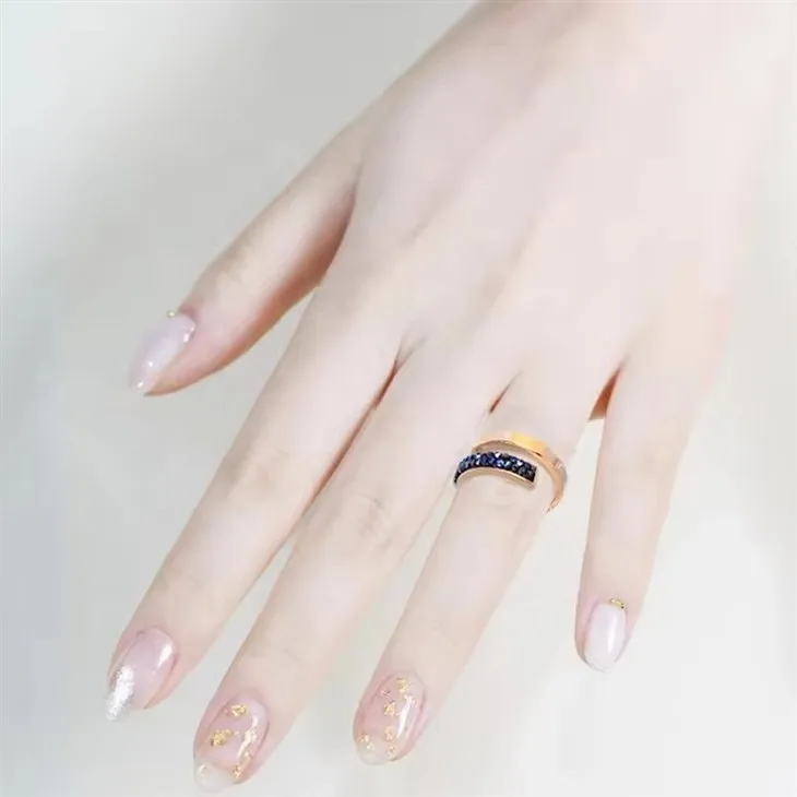 Australian Crystal Promise Ring - Stainless Steel & Diamonds Australian Crystal Promise Ring - Stainless Steel & Diamonds